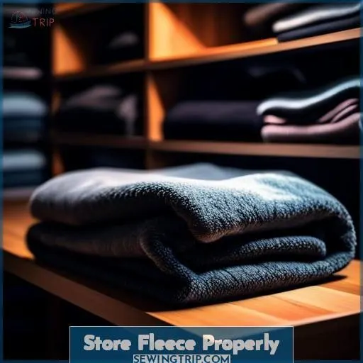 Store Fleece Properly