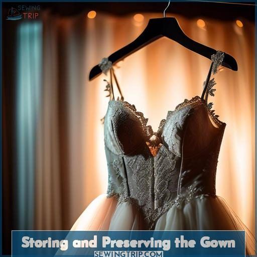 Storing and Preserving the Gown Storing and Preserving the Gown