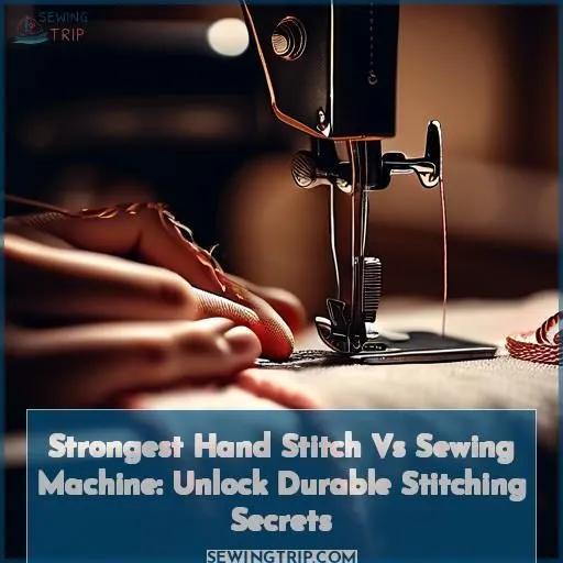 strongest hand stitch vs strongest stitch on sewing machine