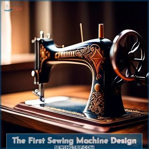 The First Sewing Machine Design