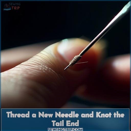 Thread a New Needle and Knot the Tail End