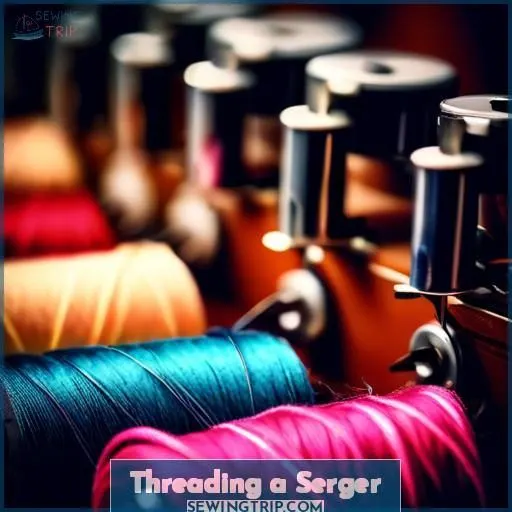 Threading a Serger