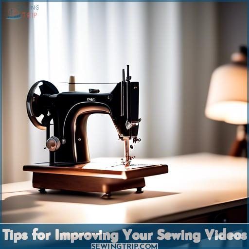 Tips for Improving Your Sewing Videos