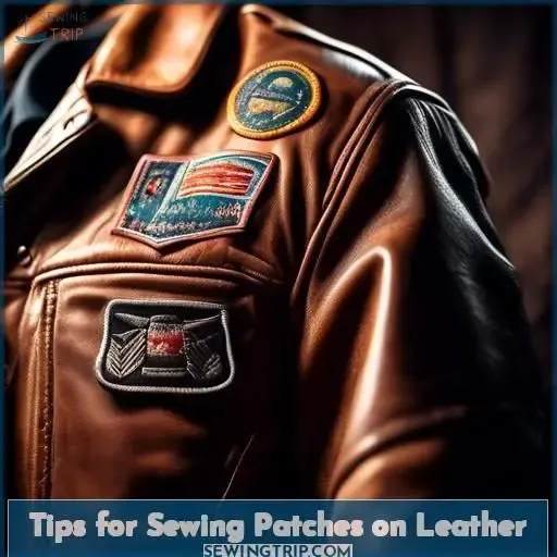 Tips for Sewing Patches on Leather