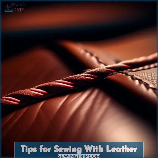 Tips for Sewing With Leather