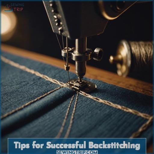 Tips for Successful Backstitching