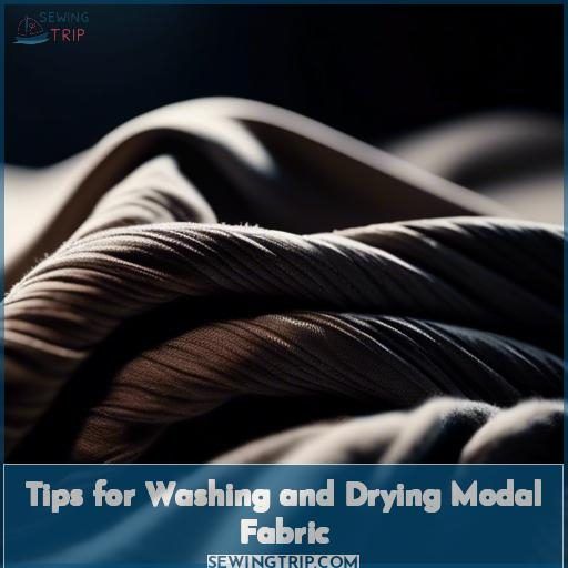 Tips for Washing and Drying Modal Fabric