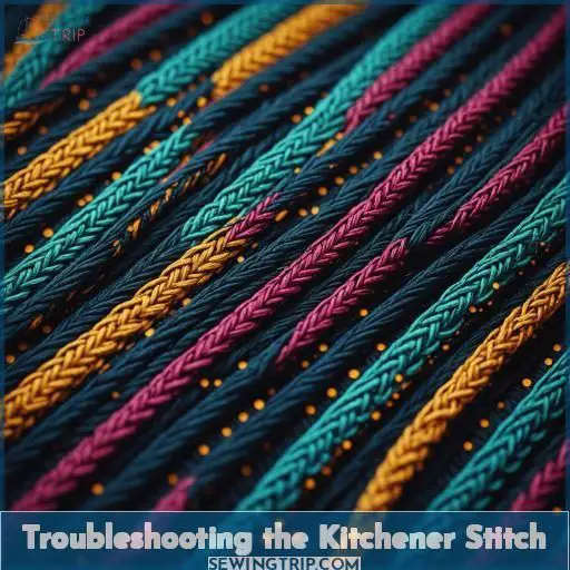 Troubleshooting the Kitchener Stitch