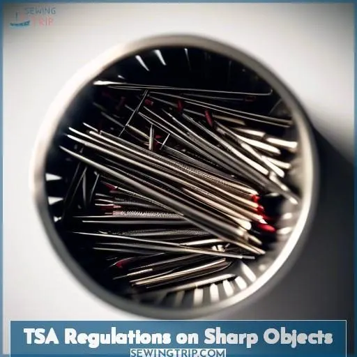 TSA Regulations on Sharp Objects