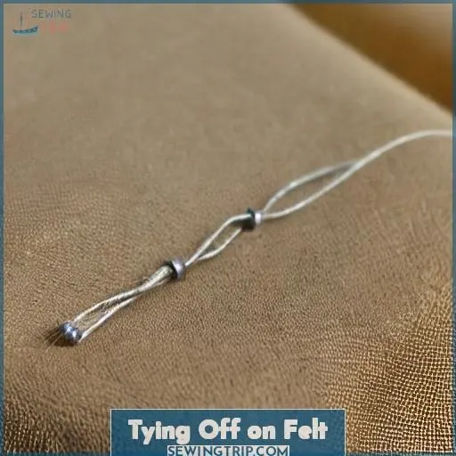 Tying Off on Felt