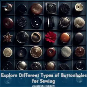 types of buttonholes