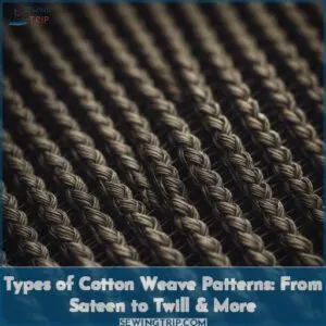 types of cotton weave patterns