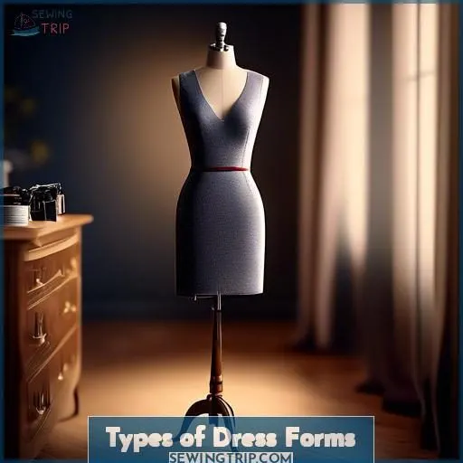 Types of Dress Forms