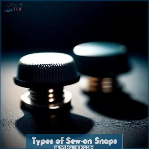 Types of Sew-on Snaps
