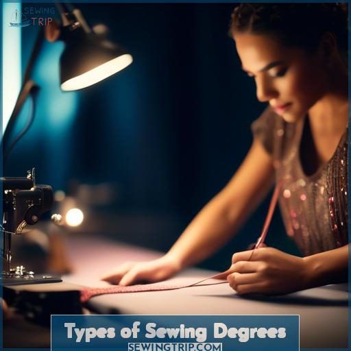 Types of Sewing Degrees