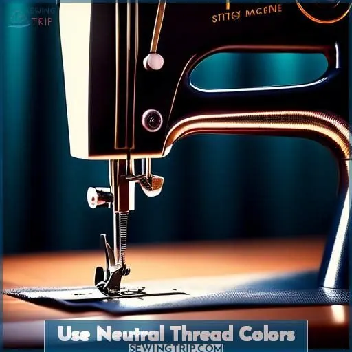 Use Neutral Thread Colors