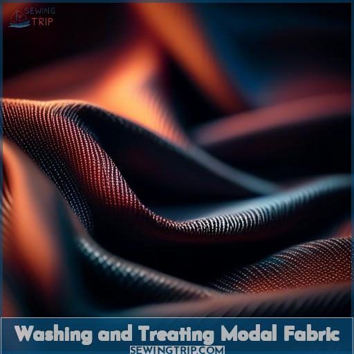 Washing and Treating Modal Fabric