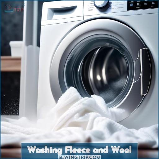 Washing Fleece and Wool