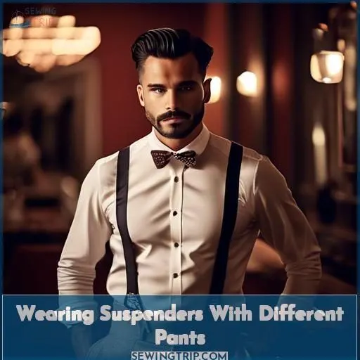 Wearing Suspenders With Different Pants