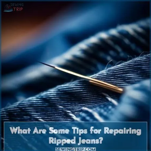 What Are Some Tips for Repairing Ripped Jeans