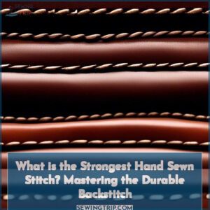what is the strongest hand sewn stitch