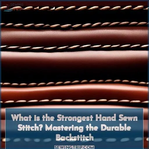 what is the strongest hand sewn stitch