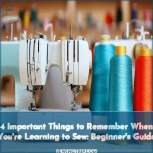 4 important things to remember when youre learning to sew
