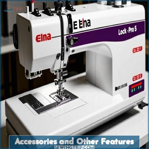 Accessories and Other Features Accessories and Other Features