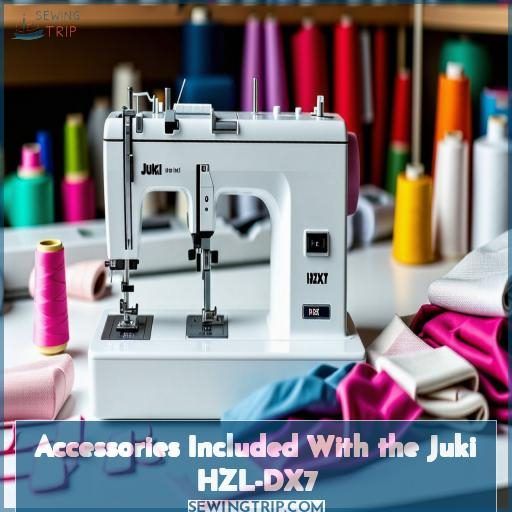 Accessories Included With the Juki HZL-DX7