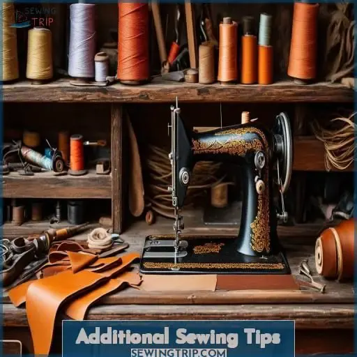 Additional Sewing Tips