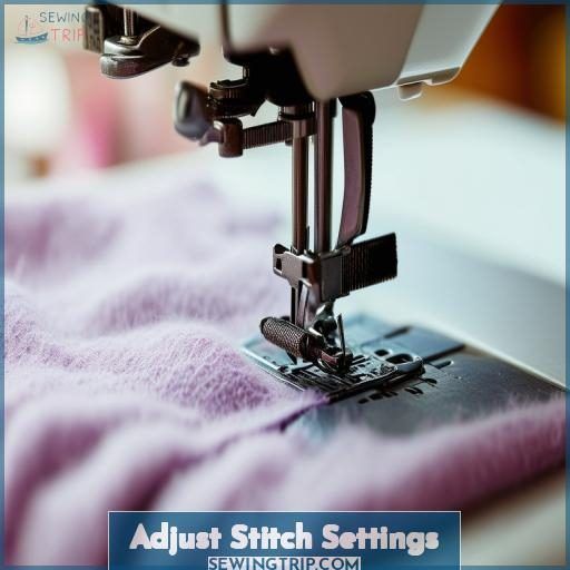 Adjust Stitch Settings