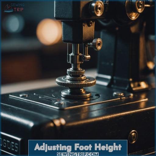 Adjusting Foot Height