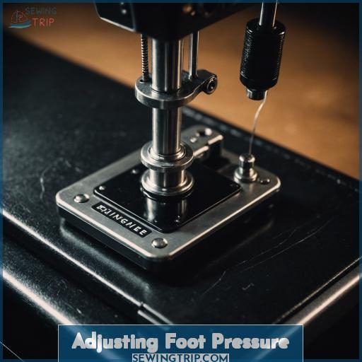 Adjusting Foot Pressure