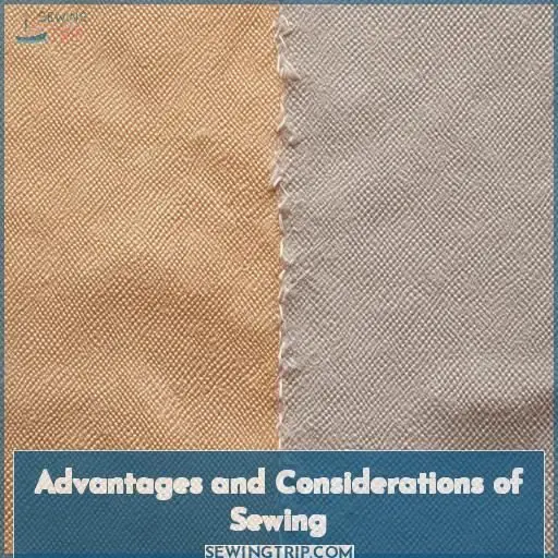 Advantages and Considerations of Sewing