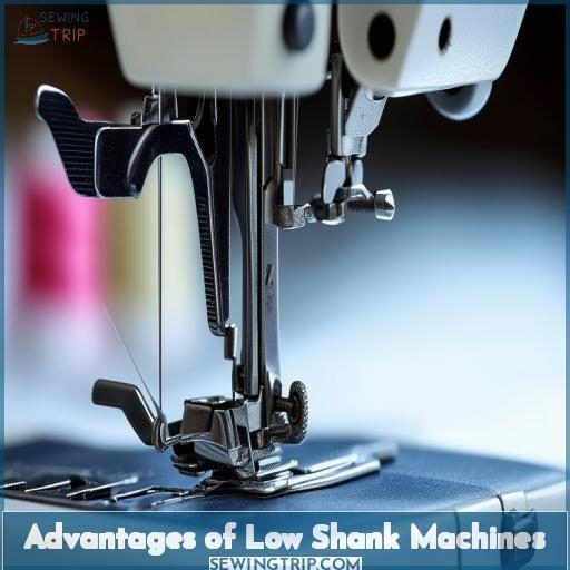 Advantages of Low Shank Machines