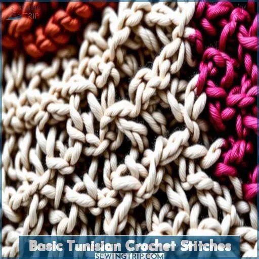 Basic Tunisian Crochet Stitches