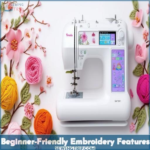 Beginner-Friendly Embroidery Features