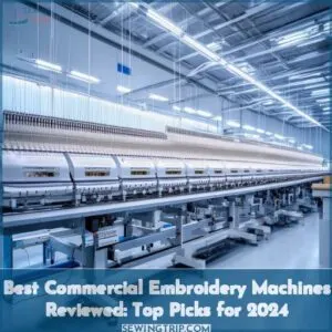 best commercial embroidery machines reviewed