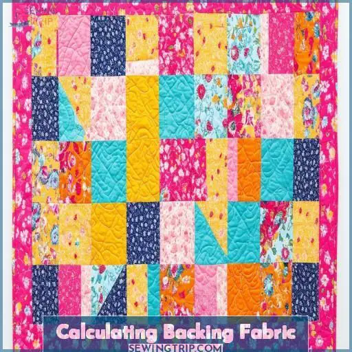 Calculating Backing Fabric