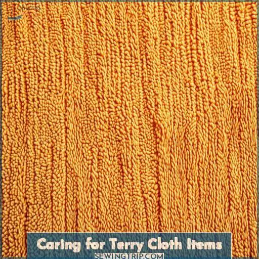 Caring for Terry Cloth Items Caring for Terry Cloth Items