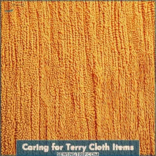 Caring for Terry Cloth Items