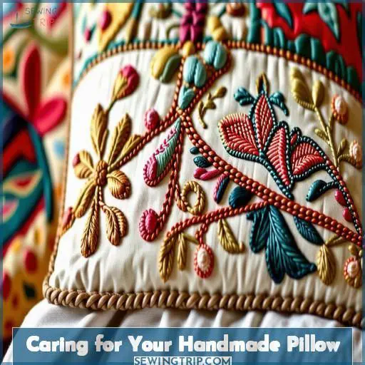 Caring for Your Handmade Pillow