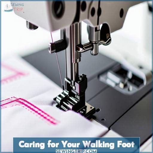 Caring for Your Walking Foot