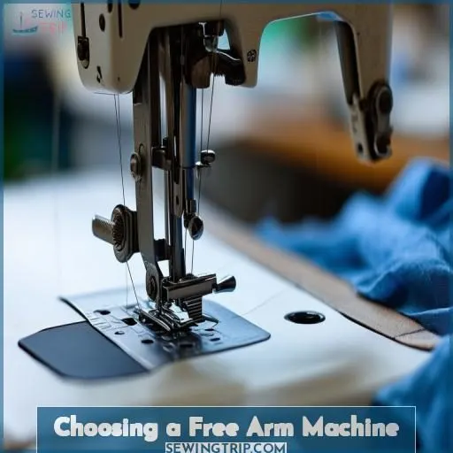 Choosing a Free Arm Machine