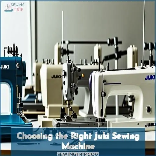 Choosing the Right Juki Sewing Machine