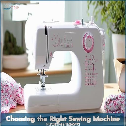 Choosing the Right Sewing Machine Choosing the Right Sewing Machine