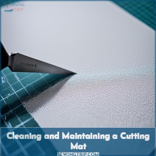 Cleaning and Maintaining a Cutting Mat