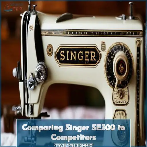 Comparing Singer SE300 to Competitors