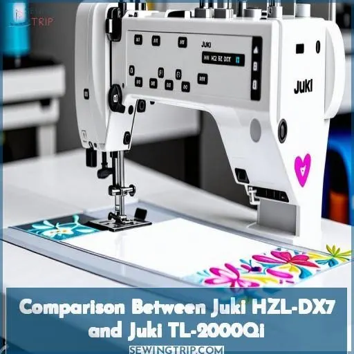 Comparison Between Juki HZL-DX7 and Juki TL-2000Qi