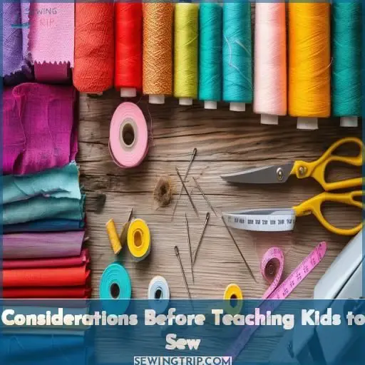 Considerations Before Teaching Kids to Sew